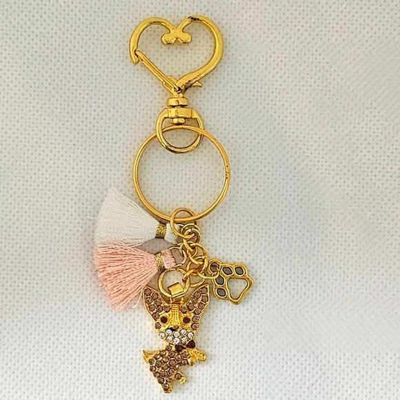 NEW! Rhinestone Chihuahua Keychain/Bag 👜🎒 Charm & Jewelry Pendant 📿~🎁 🐾 🐕 - Picture 5 of 16